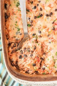 Mexican chicken and rice casserole