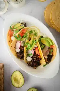 black bean tacos