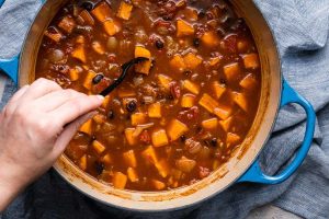 sweet potato and black bean stew